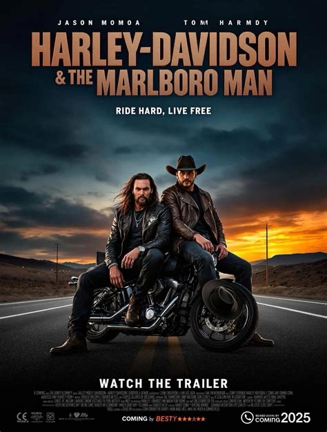Fausse affiche du film Harley Davidson and the Malboro Man